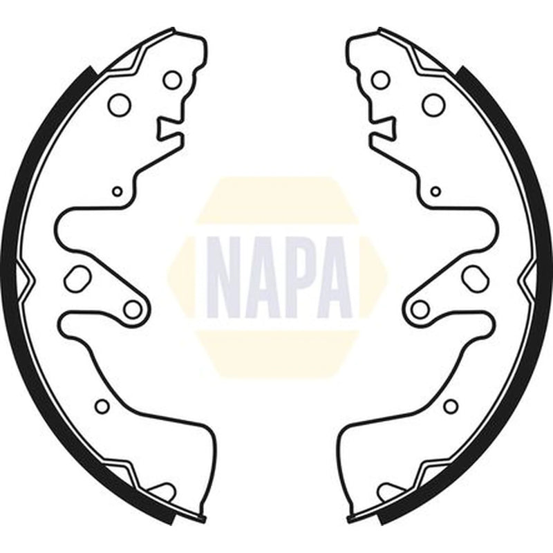 NAPA Brake Shoe Set Axle Kit NBS1070