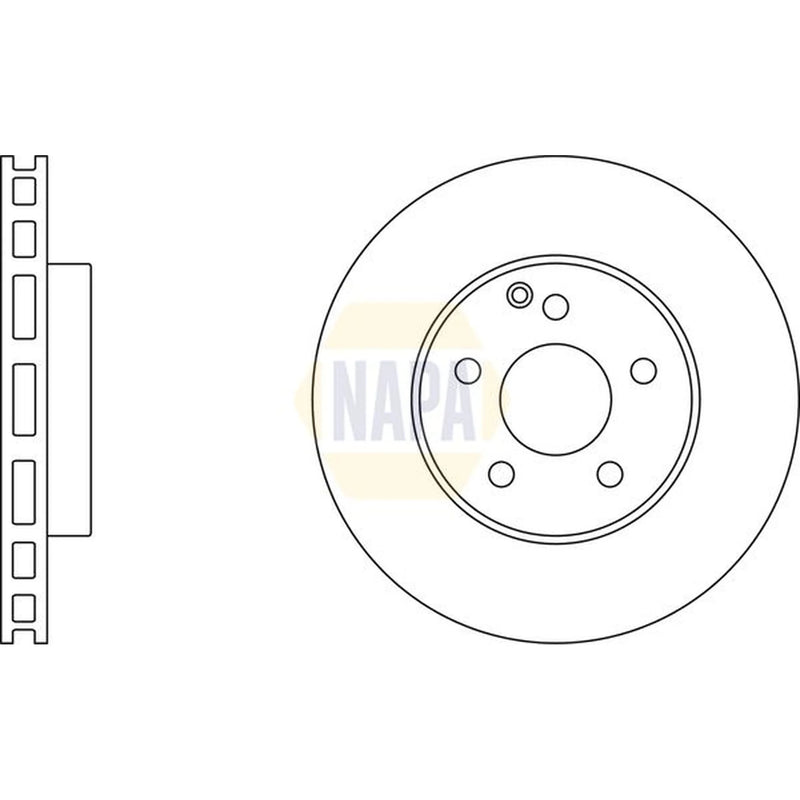 NAPA Front Brake Discs NBD5753-x2