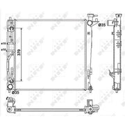 NRF Engine Radiator 53053