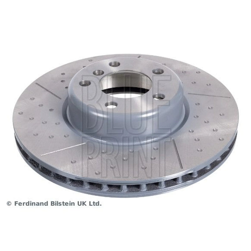 Blue Print 2 x Vented Front Brake Discs ADB114375-x2