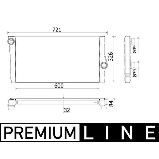 Mahle Engine Radiator CR 957 000P