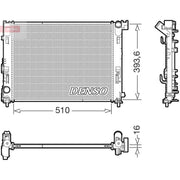 Denso Engine Radiator fits Nissan Micra V 2016 on 0.9 1.0 1.5