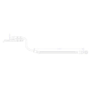 Juratek Brake Hydraulic Hose Line inner JBH1526L