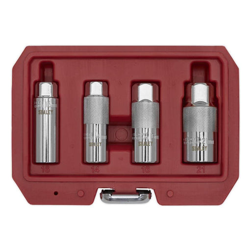 Sealey Magnetic Spark Plug Socket Set 4pc 3/8"Sq Drive AK65561 Sealey  - Town Parts