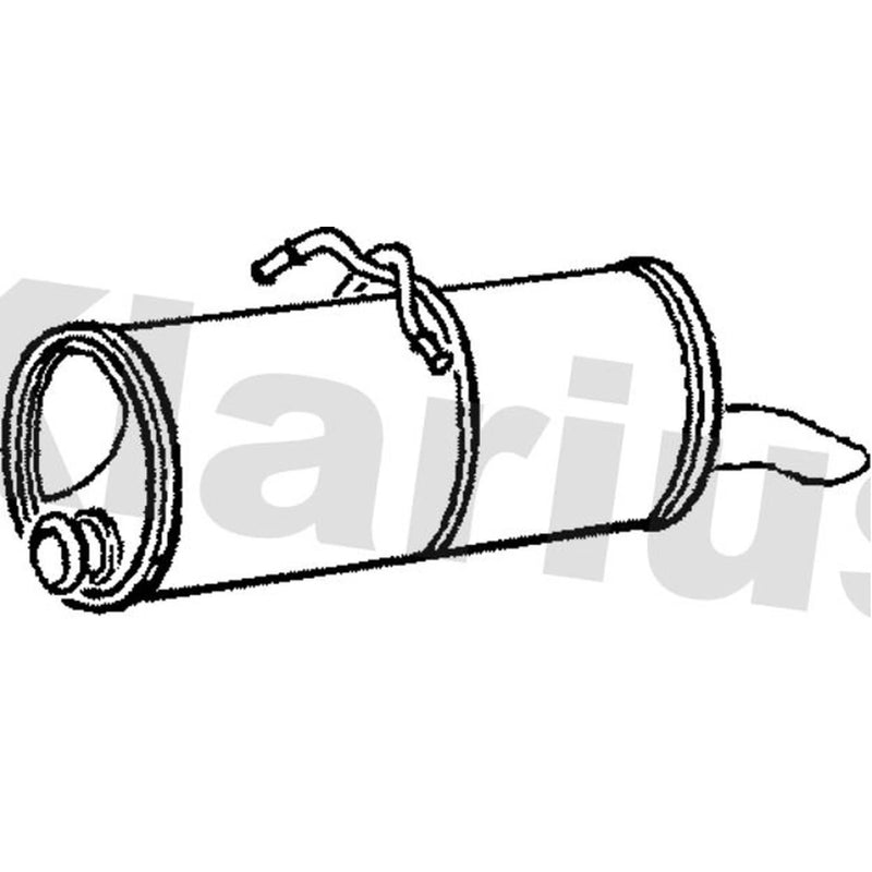 Klarius Box With Tail Pipe Rear PG692E
