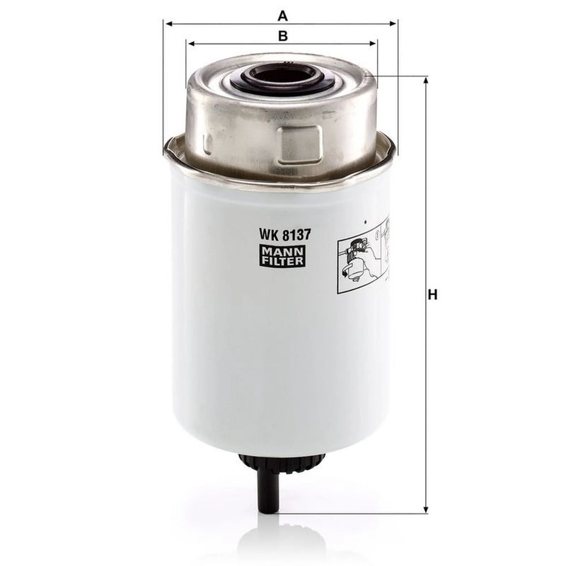 MANN-FILTER Fuel Filter Element WK 8137