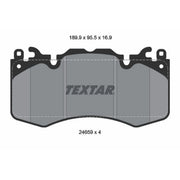 Textar Front Brake Pad Set 2465901