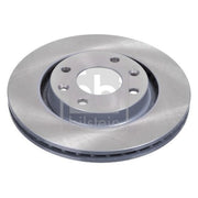 Febi 2 x Internally Vented Front Brake Discs 21120-x2