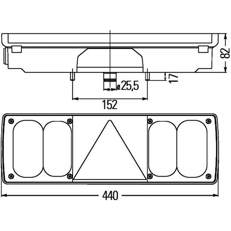 Hella Tail Light / Lamp C5W Right 2VP 340 450-441