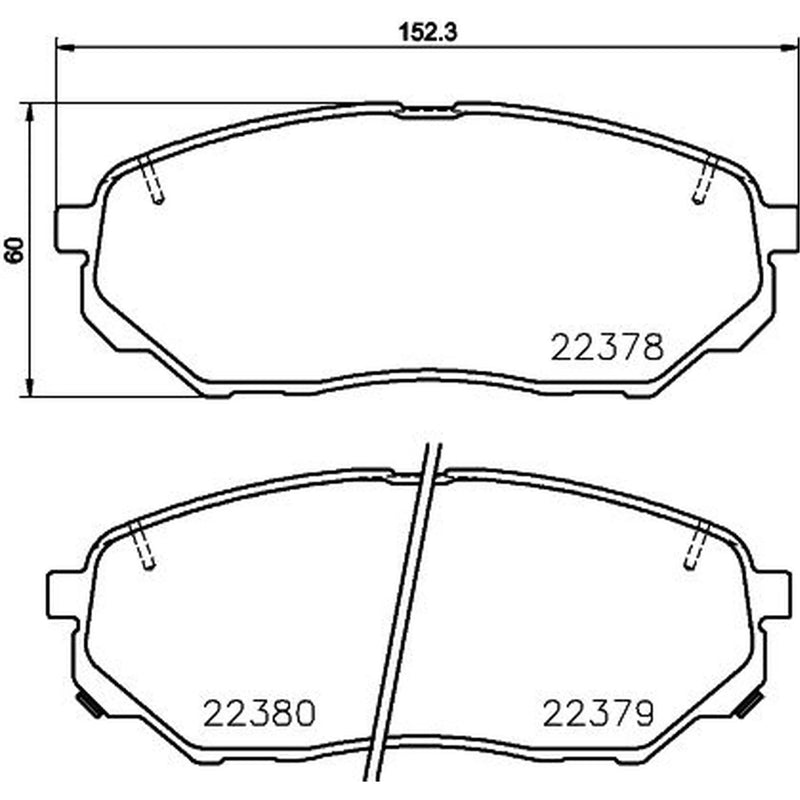 Mintex Front Brake Pad Set MDB3793