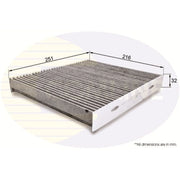 Comline Cabin Air Filter (Pollen Filter) EKF122A