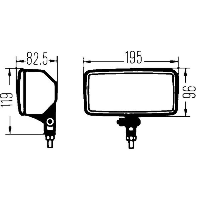 Hella Headlamp Zfh 0/180Gr Sw Mk MGS12 1FD Left 1FD 005 700-471 1FD 005 700-471