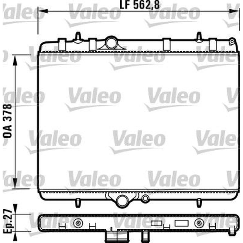 Valeo Engine Radiator 732894
