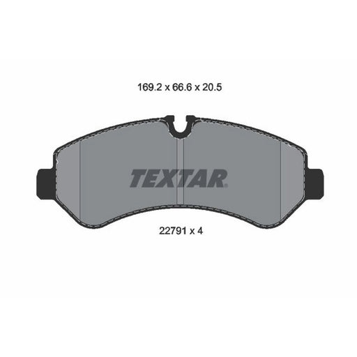 Textar Rear Brake Pad Set 2279101