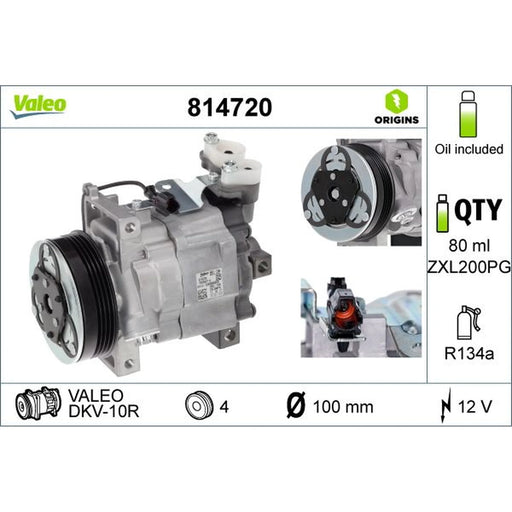 Valeo Air Conditioning Compressor 814720