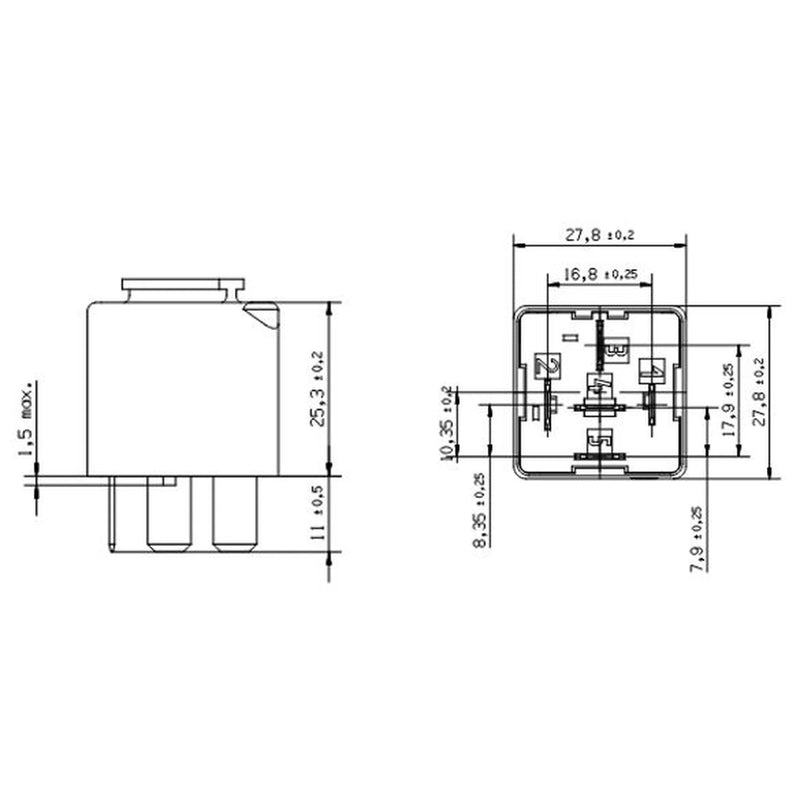 Bosch Main Power Relay 0 986 332 053