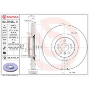 Brembo 2 x Vented Front Brake Discs 09.R105.11-x2