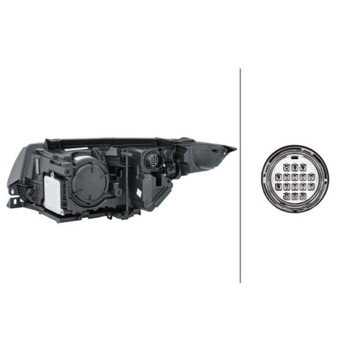 Hella Headlight Headlamp D3S (Gas Discharge Lamp) Right 1EL 354 806-021