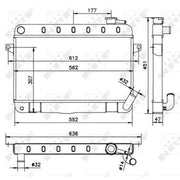 NRF Engine Radiator 52162