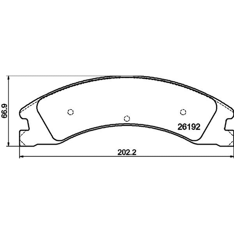 DON Brake Pad Set PCP1828