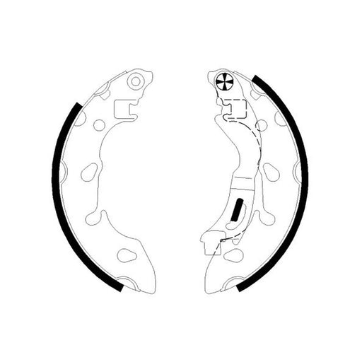 Mintex Brake Shoe Set Axle Kit MFR730