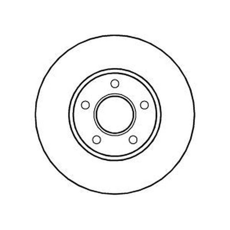 Abtex 2 x Vented Front Brake Discs BD1073V-x2