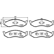 Mintex Front Brake Pad Set MDB1769
