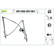 Valeo Electric Window Regulator Lifter Right Front 851361