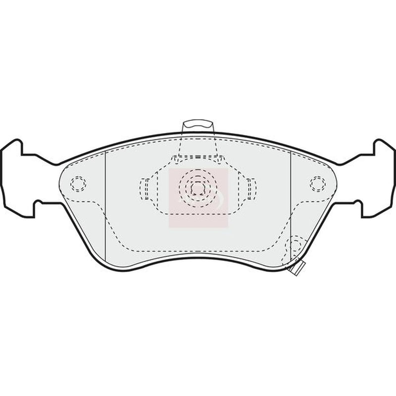 Apec Front Brake Pad Set PAD1011