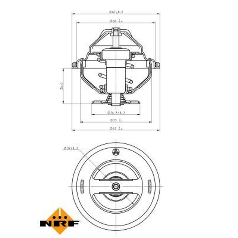 NRF Thermostat,Coolant 725105