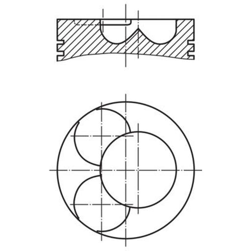 Mahle Piston Cylinder Bore = 121mm 228 72 10