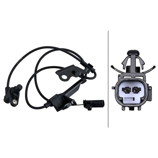 Hella ABS Wheel Speed Sensor Front Right 6PU 230 048-921
