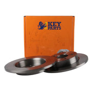 Key Parts 2 x Solid Rear Brake Discs KBD4476-x2