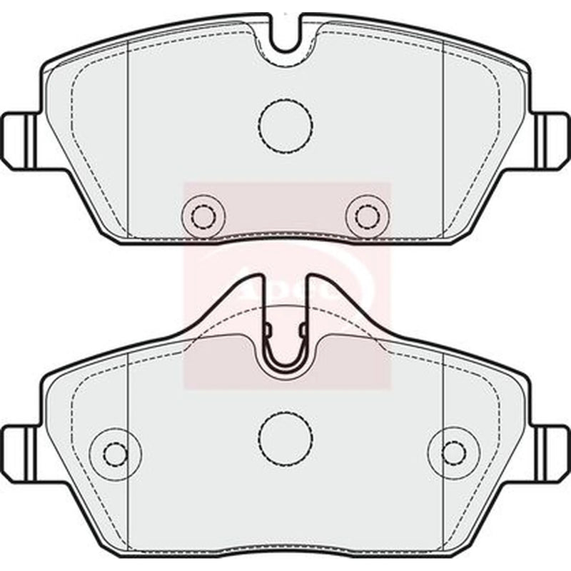 Apec Front Brake Pad Set PAD1758