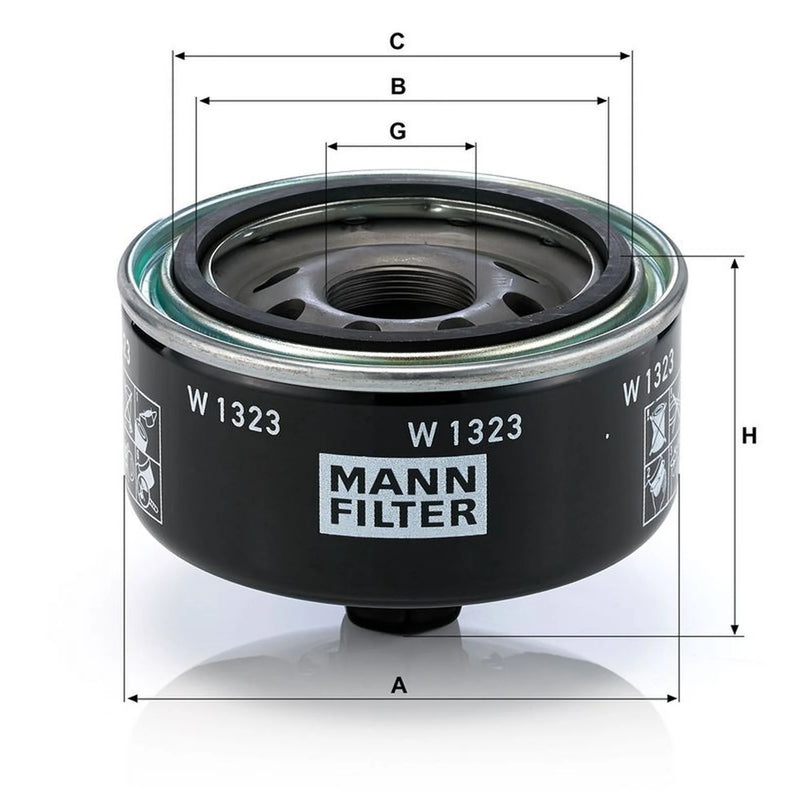 MANN-FILTER Engine Oil Filter W 1323