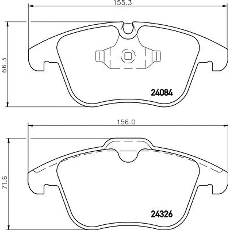 DON Front Brake Pad Set PCP2140