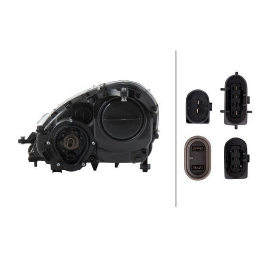 Hella Headlight Headlamp H7/H7 Right 1EL 008 361-621