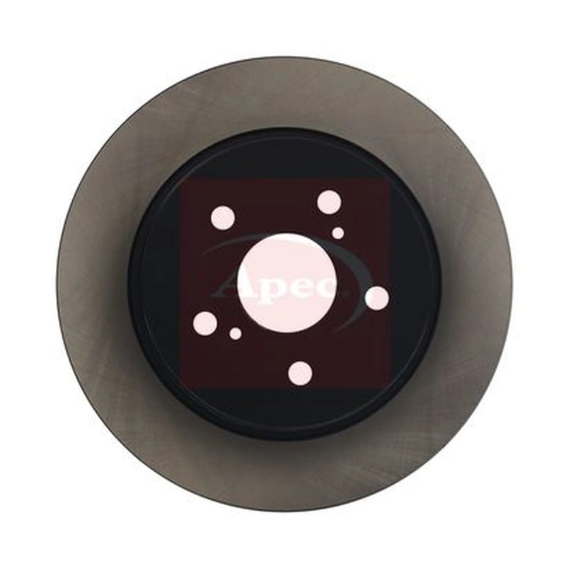 Apec 2 x Solid Rear Brake Discs DSK3849-x2