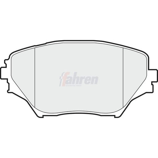 Fahren Front Brake Vented Discs & Pads fits Toyota Rav 4 1997-2005 1.8 2.0