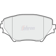 Fahren Front Brake Pad Set fits Toyota Rav 4 1997-2005 1.8 2.0