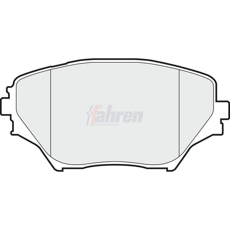 Fahren Front Brake Pad Set fits Toyota Rav 4 1997-2005 1.8 2.0