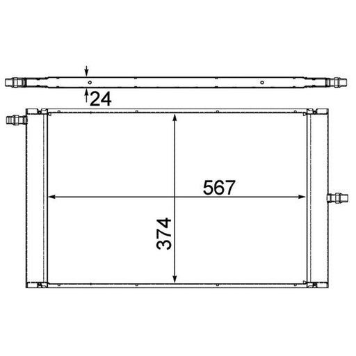 Mahle Low-Temperature Radiator CIR 7 000P
