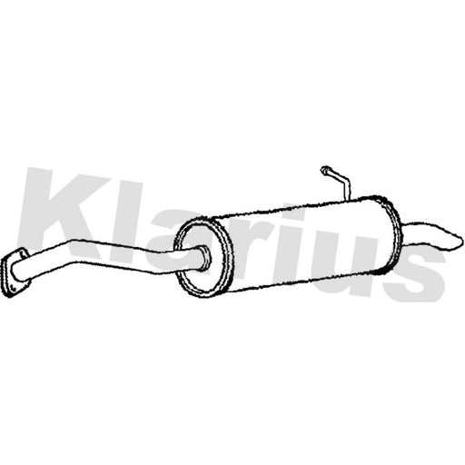 Klarius Box With Tail Pipe Rear TY709V
