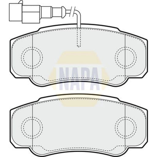 NAPA Rear Brake Pad Set NBP1040