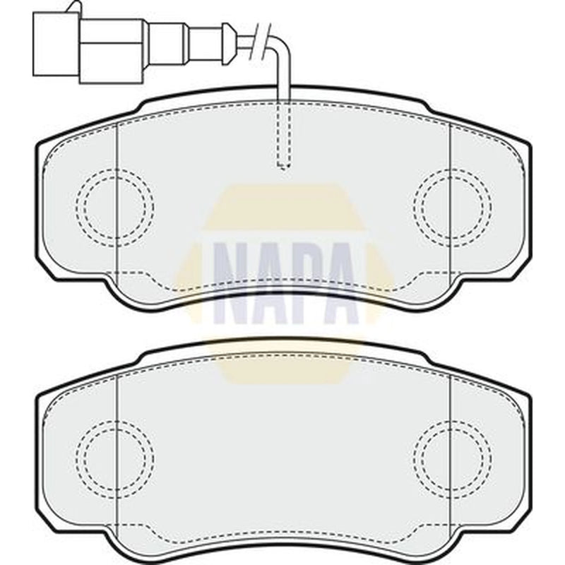 NAPA Rear Brake Pad Set NBP1040