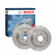 Bosch 2 x Solid Rear Brake Discs 0986479C27-x2