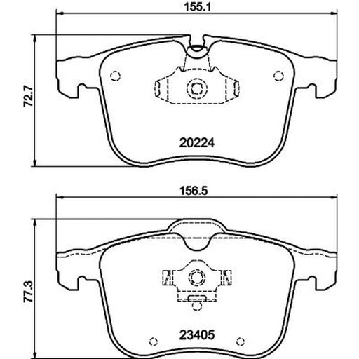Mintex Front Brake Pad Set MDB2764