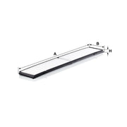 MANN-FILTER Cabin Air Filter (Pollen Filter) Eng.compart. CU 8430