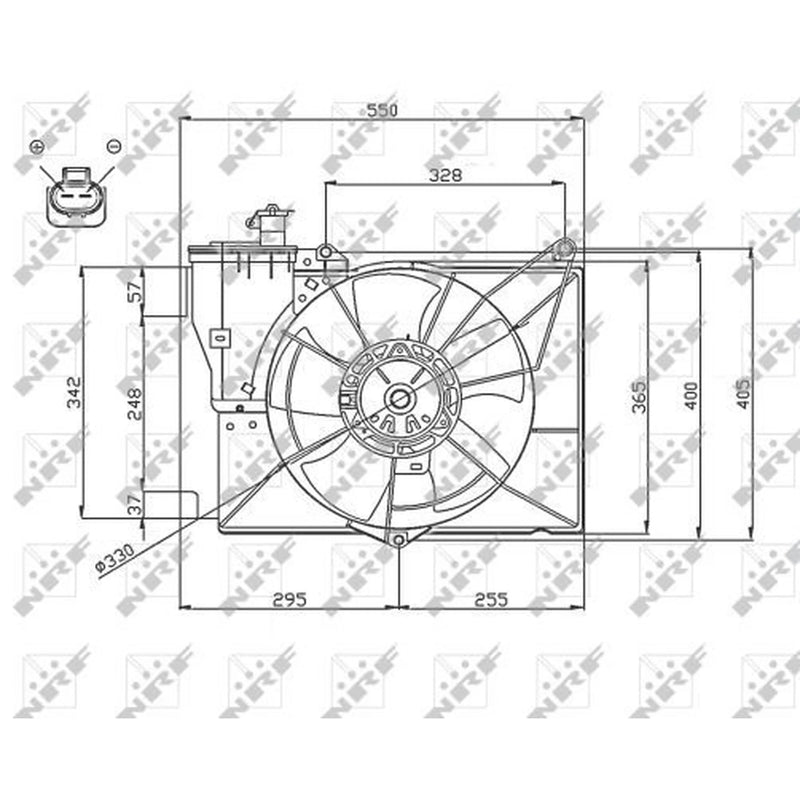 NRF Engine Cooling Fan 47746