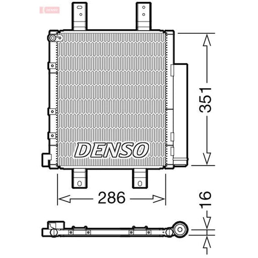 Denso Air Conditioning Condenser DCN35005